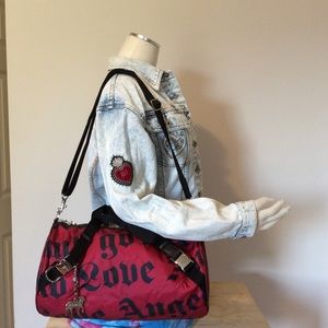 Lamb Lesportsac Mega Barrel Bag Purse Tote